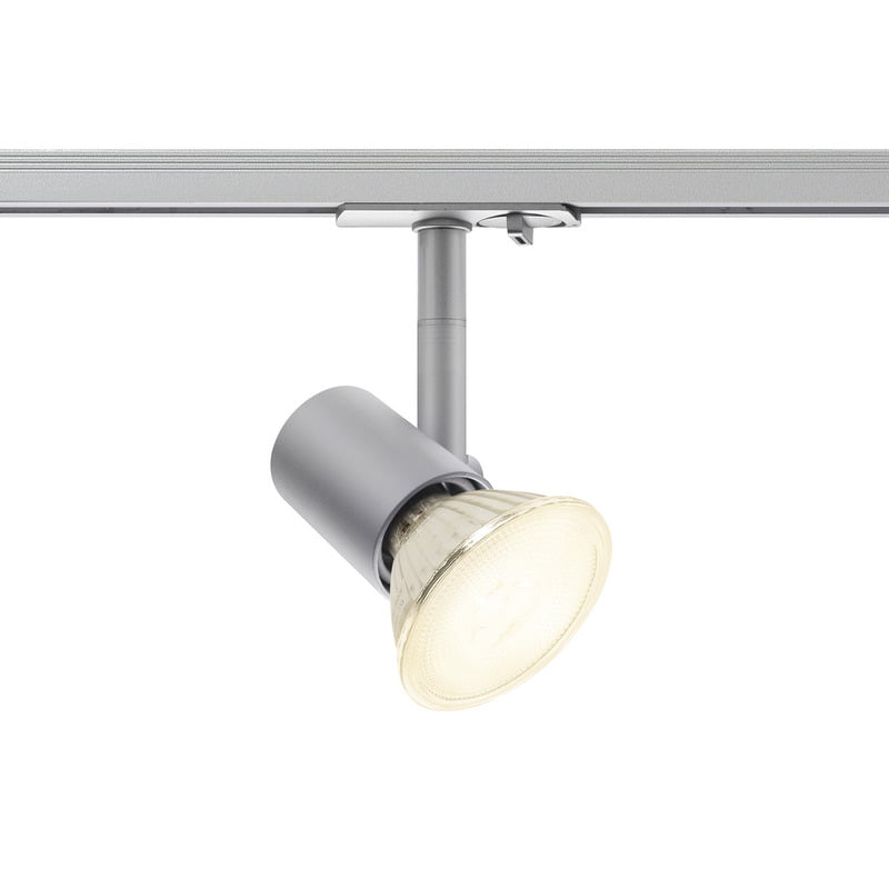 SPOT TRACK zilvergrijs 1xE27 1-fase SPOT TRACK zilvergrijs 1xE27 1-fase