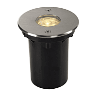 DASAR 92 LED LV rond edelstaal 1xLED 3000K DASAR 92 LED LV rond edelstaal 1xLED 3000K