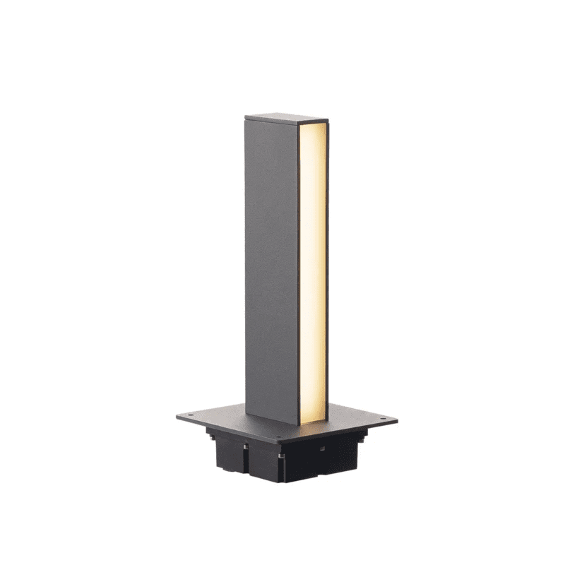 H-POL Single antraciet 1xLED 3000K laag H-POL Single antraciet 1xLED 3000K laag