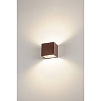 SITRA CUBE wandlamp roest 1xLED 3000K