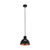 Truro 1 pendant light steel black, copper Truro 1 pendant light steel black, copper