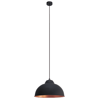 Truro 2 37 Pendant Black/Copper