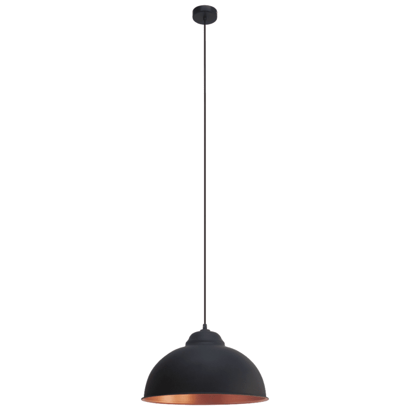 Truro 2 37 Pendant Black/Copper