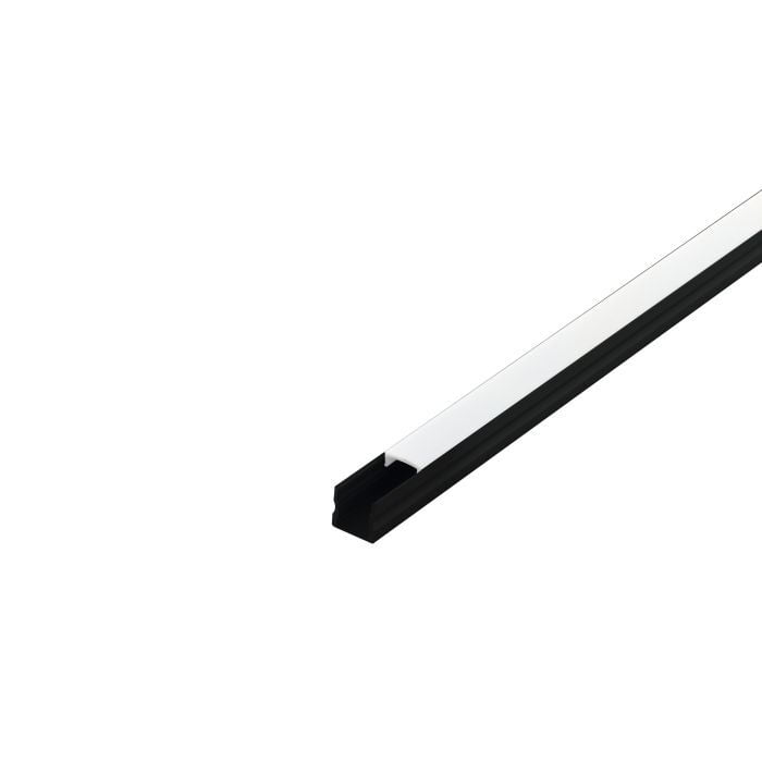 LED Profile 16mm Surface Black 2m pack LED Profile 16mm Surface Black 2m pack