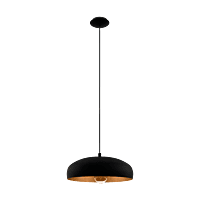 Mogano 1 Ceiling Suspended, Black/Copper