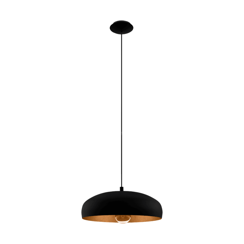 Mogano 1 Ceiling Suspended, Black/Copper