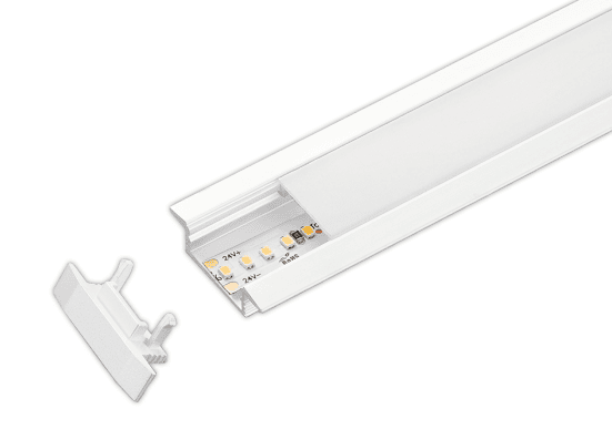 ALS Led Profile Recessed 7mm White 2m