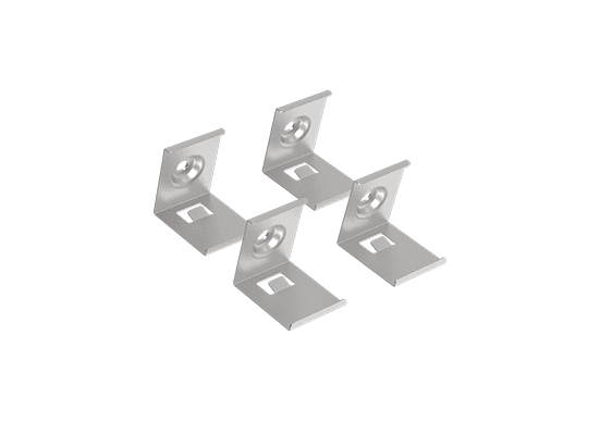 Bracket Set 4pc ALS Profile Surface Corner Square