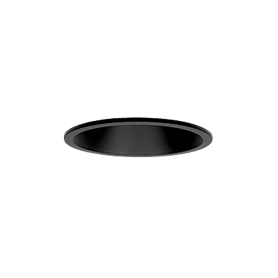 Cone Round Black Ceilingspot