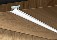 ALS Led Recessed Profile Recessed Shelf White 2m