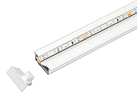 ALS Led Recessed Profile Recessed Shelf White 2m ALS Led Recessed Profile Recessed Shelf White 2m