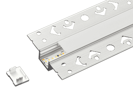 ALS Led Plaster Profile 16mm ALU 2m