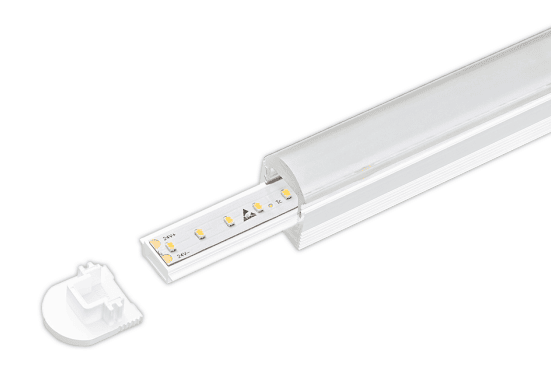 ALS Led Profile Surface 13mm lens White Set 2m