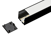 ALS Led Profile Surface 35 Black 2m ALS Led Profile Surface 35 Black 2m