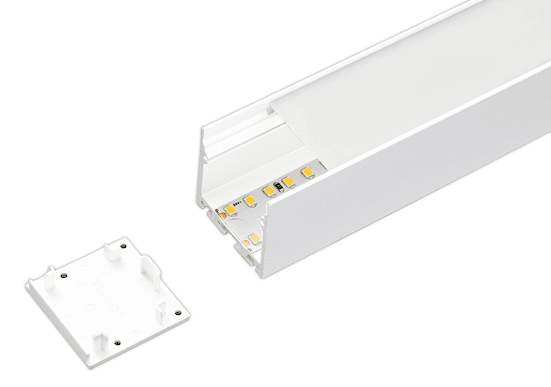 ALS Led Profile Surface 35 White Opal Set 2m