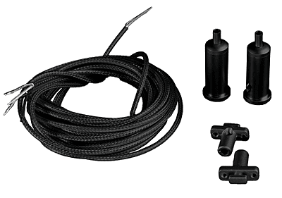Pendant Power Cable for Profile Surface 2pc set, 4m Black