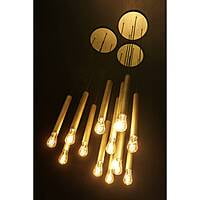 FITU PD messing (goud) 1xE27, 5m kabel open kabeleinde FITU PD messing (goud) 1xE27, 5m kabel open kabeleinde