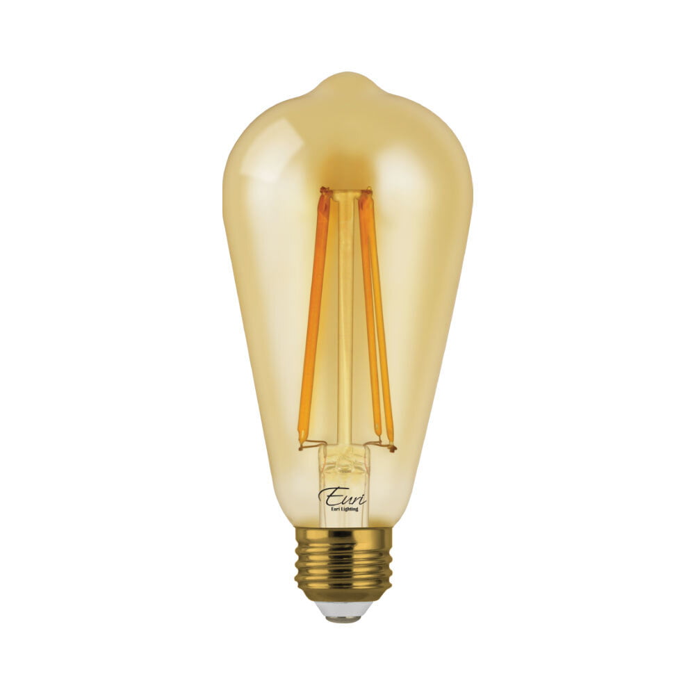 St19 Gold E26 Euri ST19 Linear Gold Bulb 5,5W 2200K