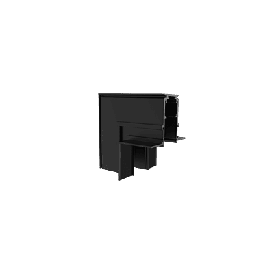 Magnitrack Recessed Trimless 90D Vertical 48V