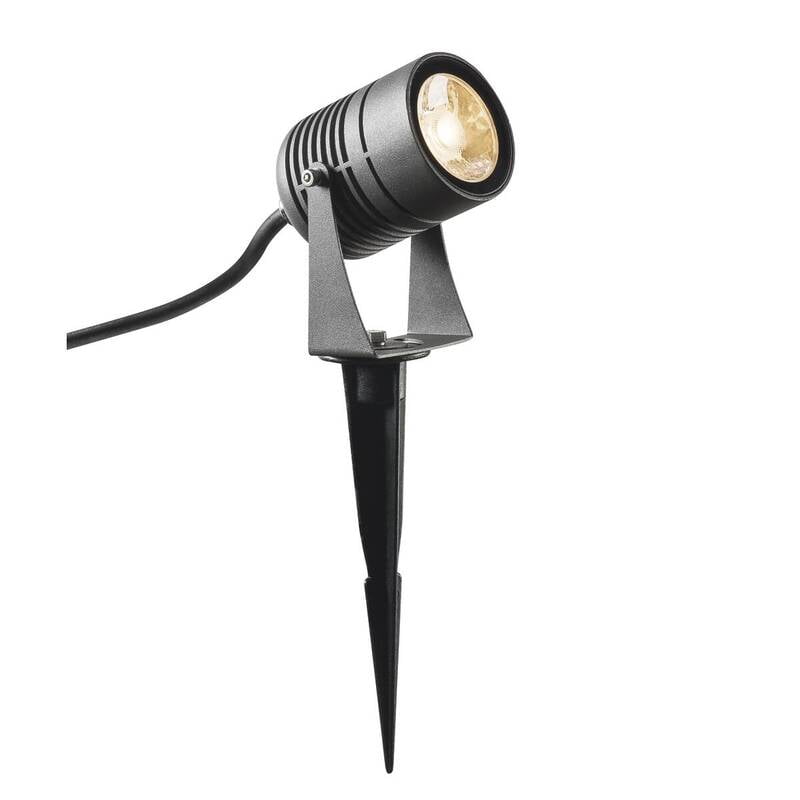 LED SPIKE antraciet 1xLED 3000K