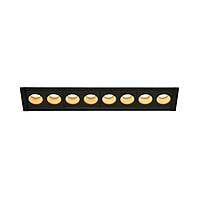 MILANDOS 8 zwart 8xLED 2700K 45° MILANDOS 8 zwart 8xLED 2700K 45°